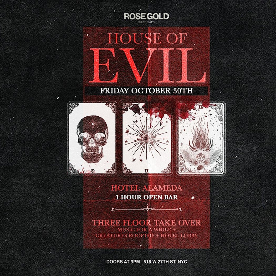 Hotel Alameda Halloween Party: House of Evil