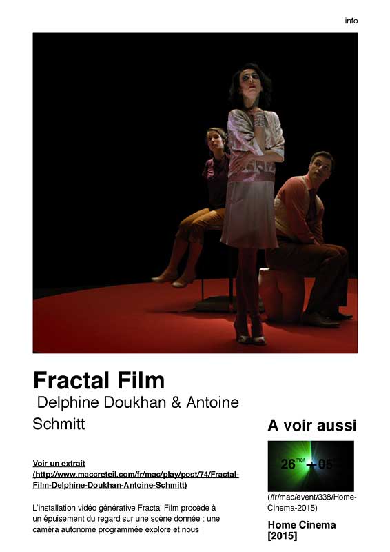 Fractal, Film de Delphine Doukhan & Antoine Schmitt 1