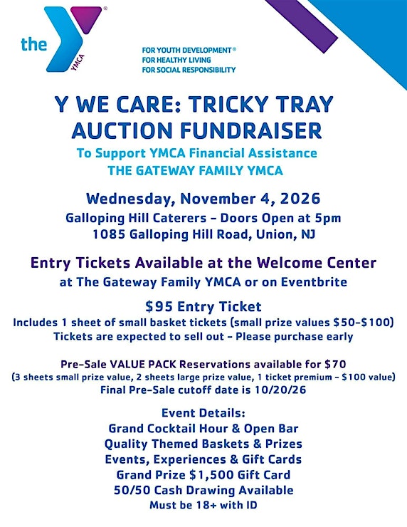 2026 Y We Care: Tricky Tray Auction Fundraiser