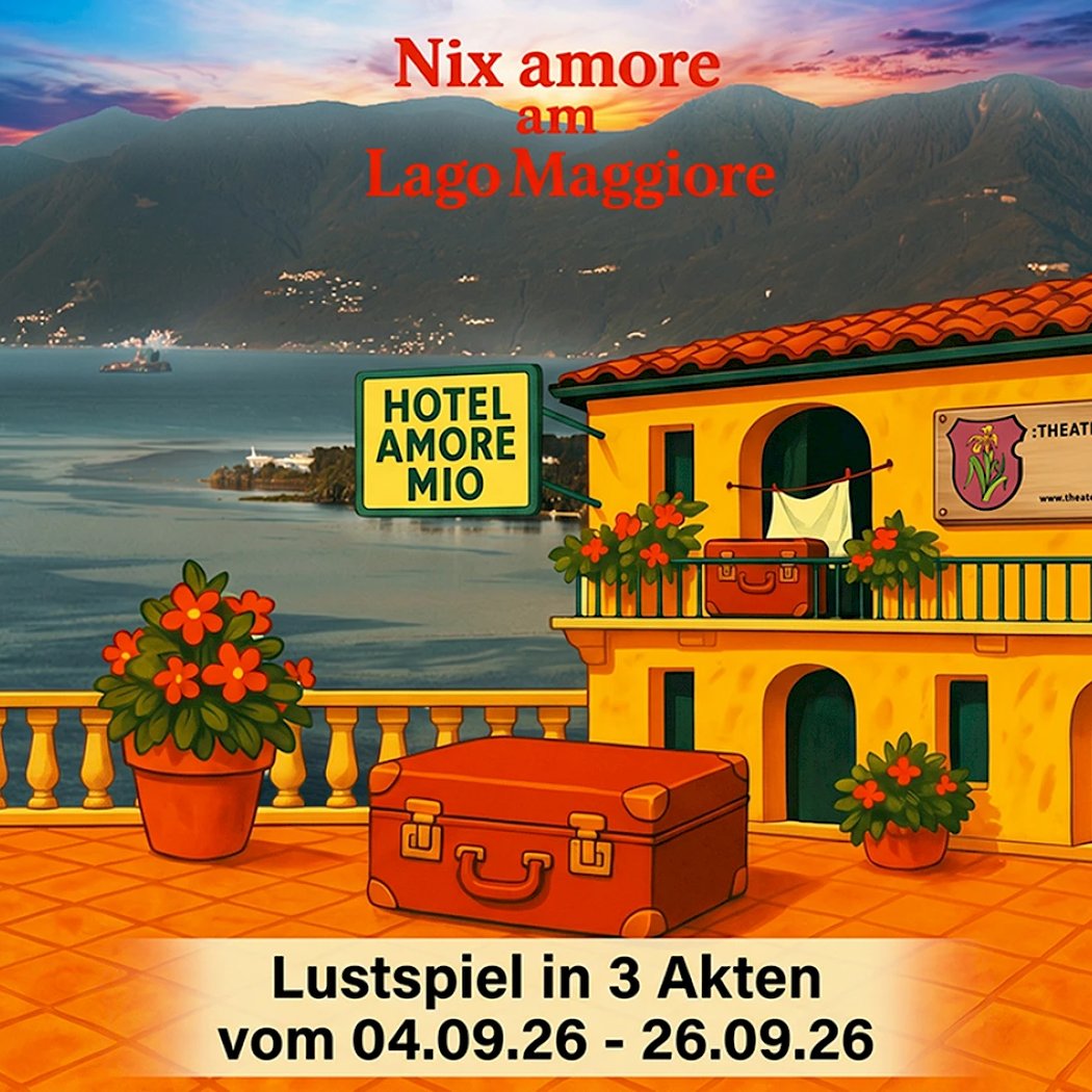 Nix, my love, on Lake Maggiore