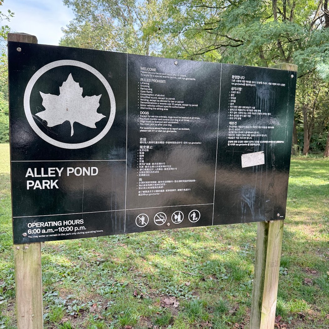 Alley Pond Park Trailhead - White Trail 2