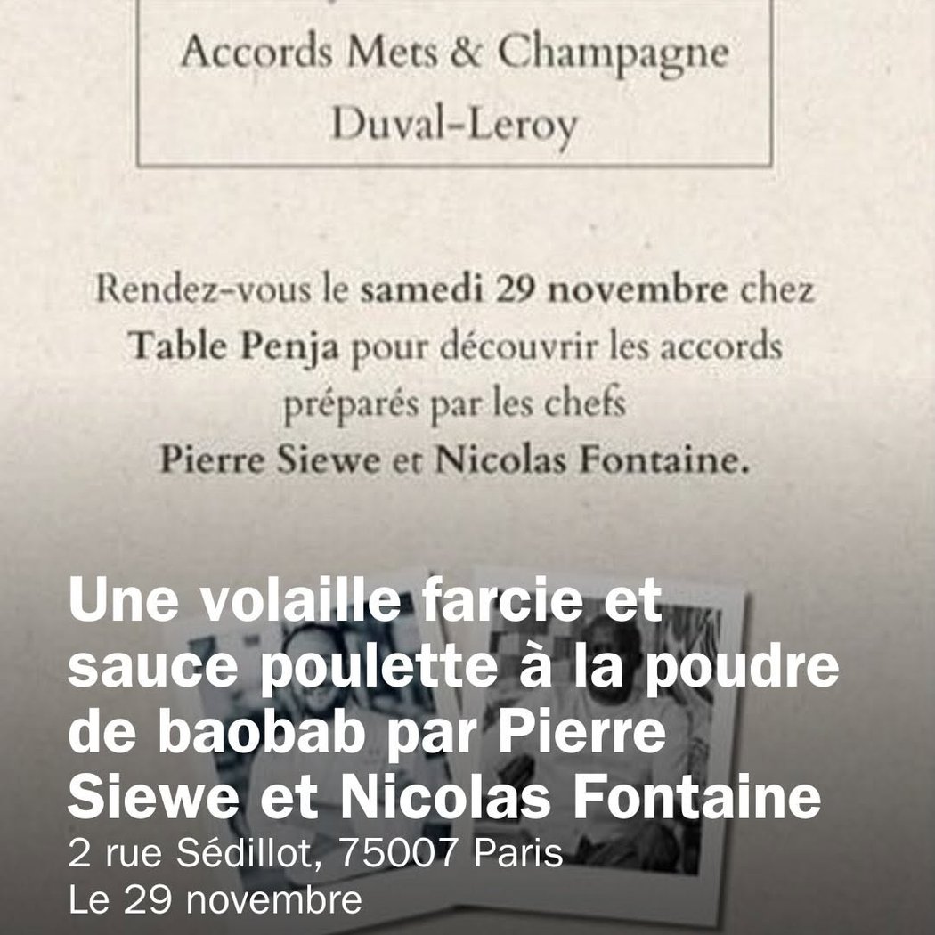 Accords Mets & Champagne Duval-Leroy 1