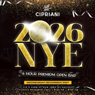 Cipriani New Year's Eve Party 2026 1