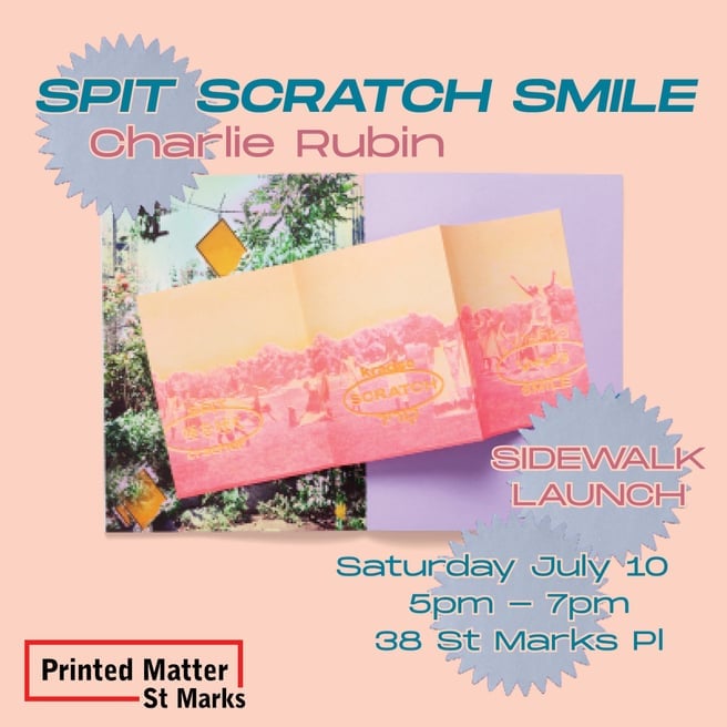 SPIT SCRATCH SMILE Sidewalk Book Launch 1