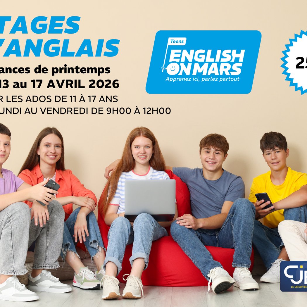 Stage d'anglais des vacances de Printemps 1