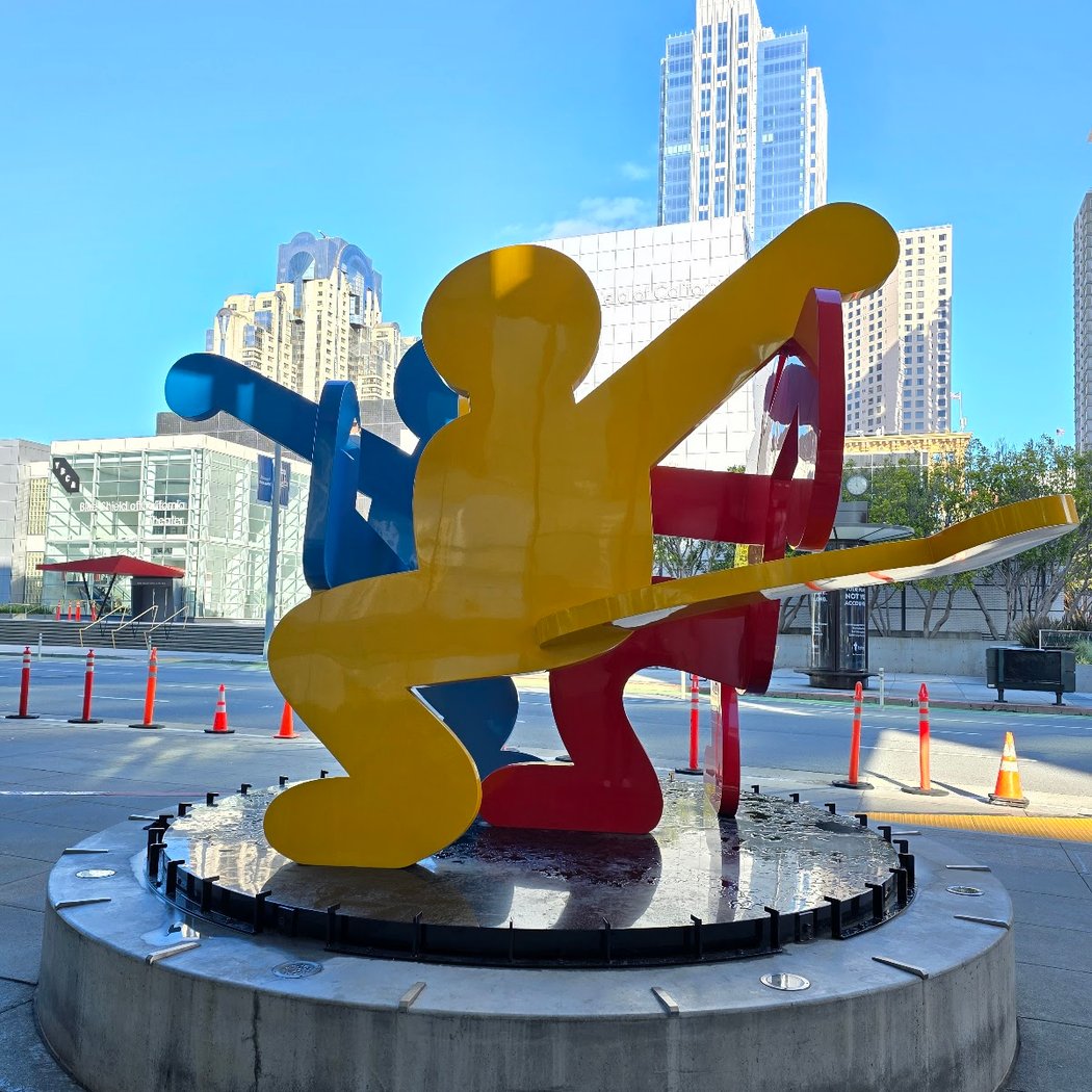 Keith Haring - Untitled (Three dancing figures) 3