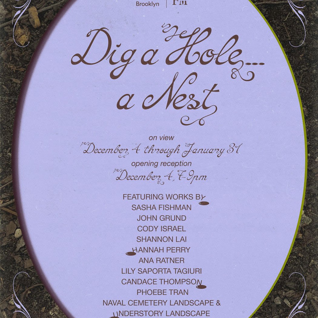 Dig a hole…A nest Exhibition with Field Meridians 1