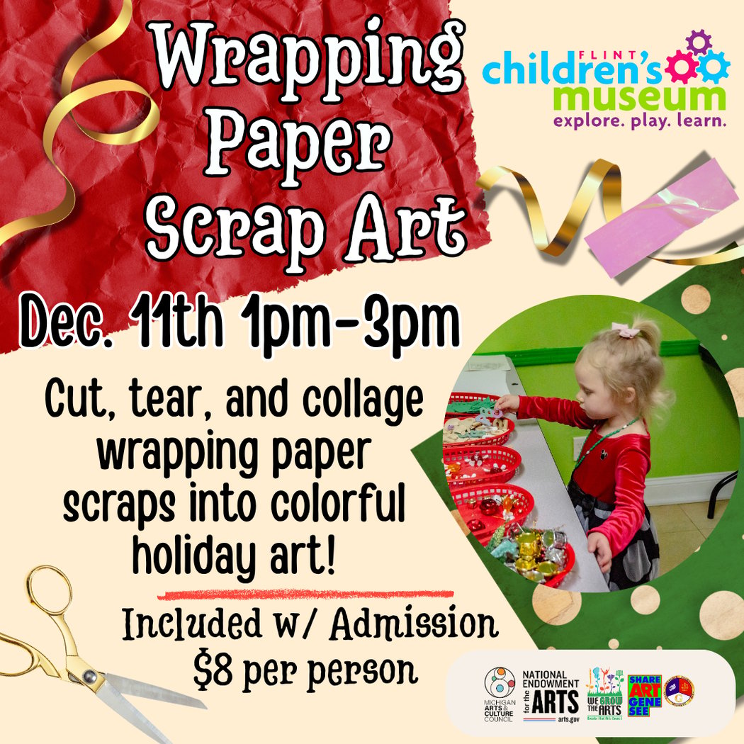 Wrapping Paper Scrap Art 1