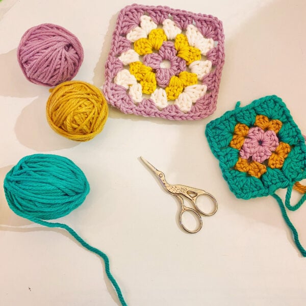 Atelier crochet niveau 1 – granny square 1