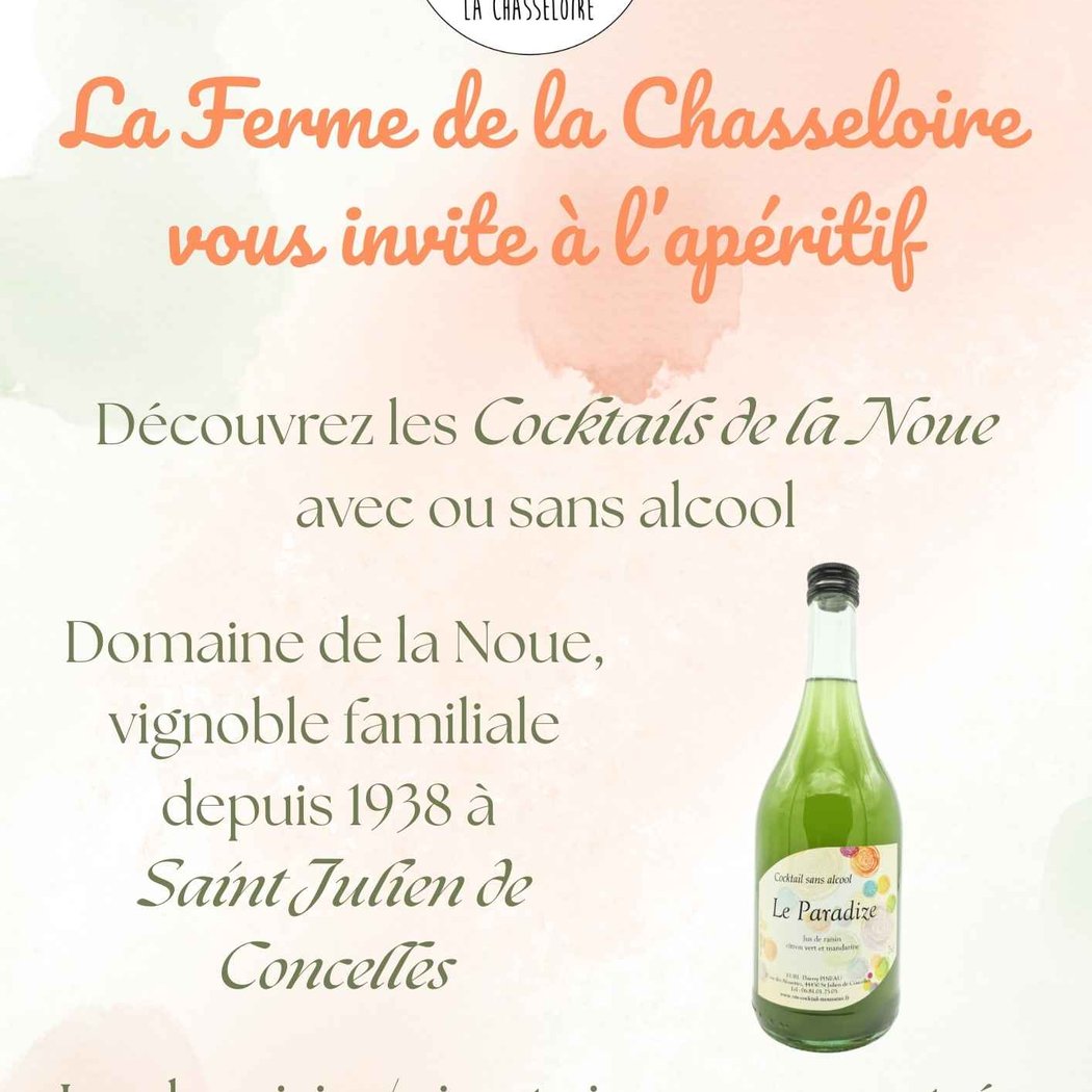 Cocktails sans alcool avec Douceurs de la Noue 1