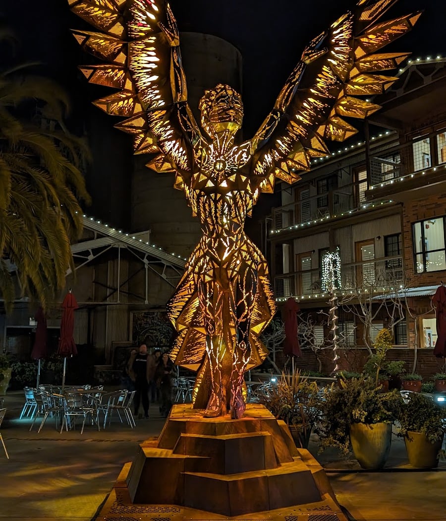 Napa Lighted Art Festival in January 1