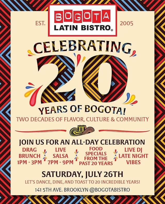 Bogota Latin Bistro 20th Anniversary Celebration 1