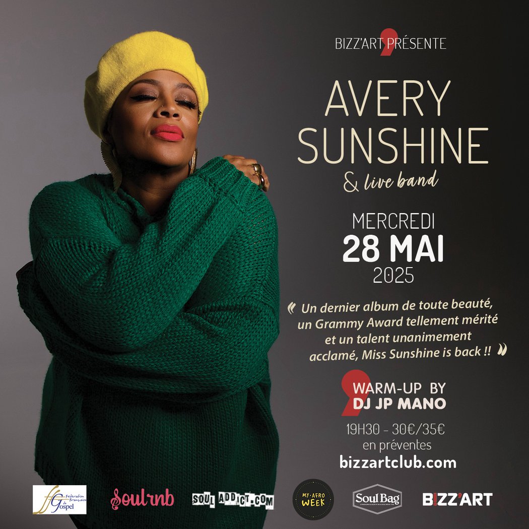 AVERY SUNSHINE & LIVE BAND « So glad to know You » tour 1
