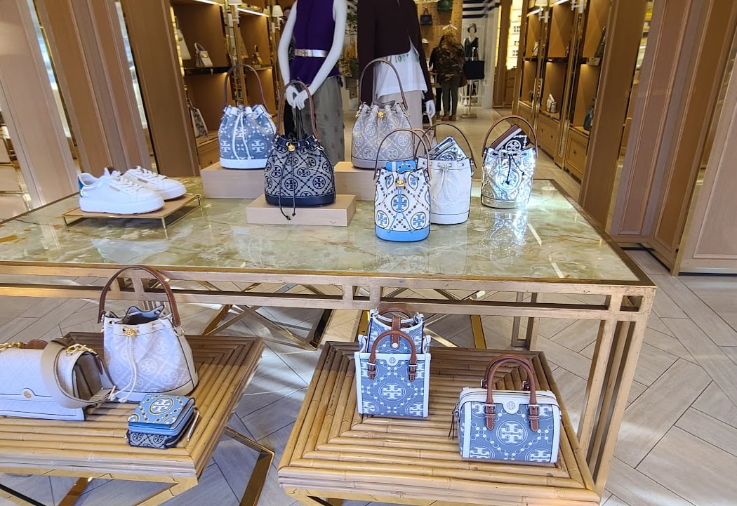 Complimentary Flower Arrangement at Tory Burch 1