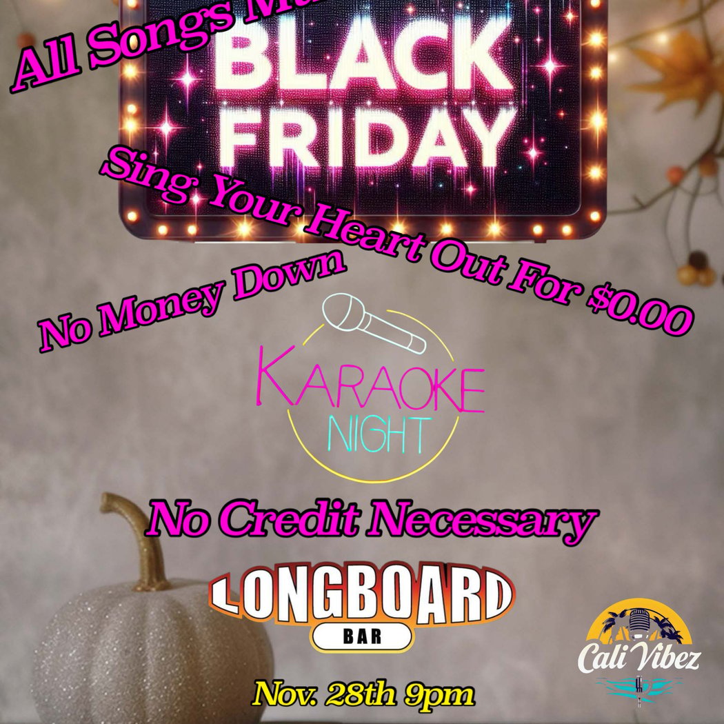 Black Friday Karaoke 1