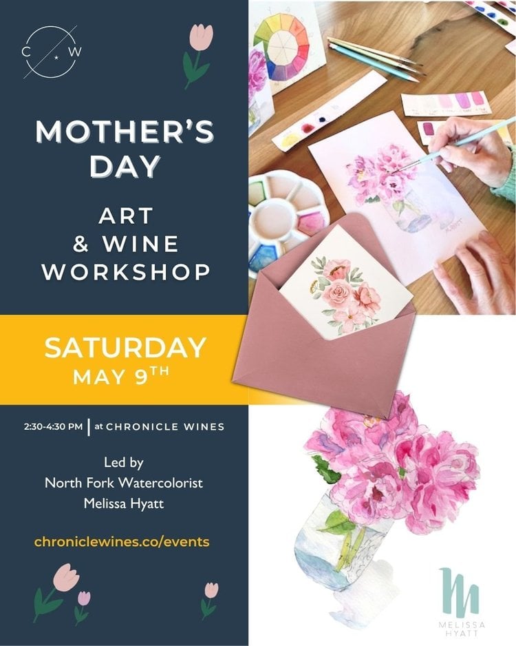 Mother's Day Art & Wine Workshop 1