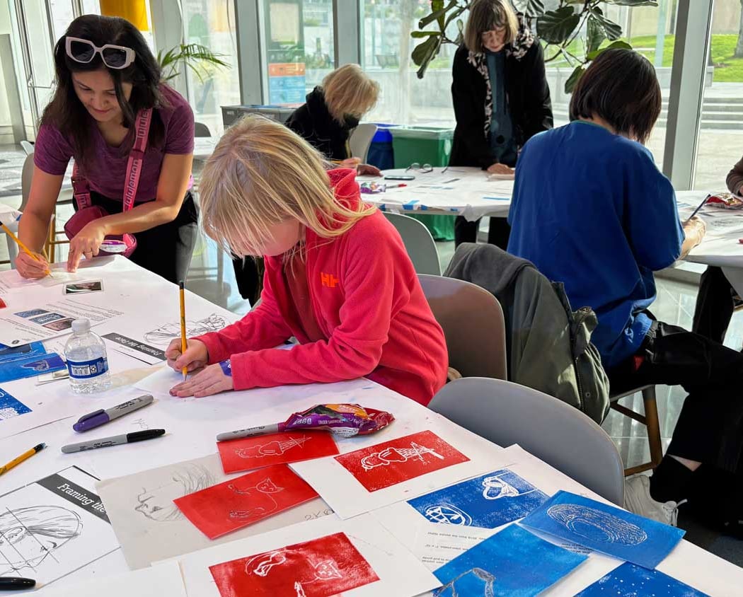 Free Art Workshop: Relief Print 1