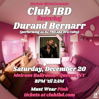 Club 1BD ft. Durand Bernarr (DJ Set) 1