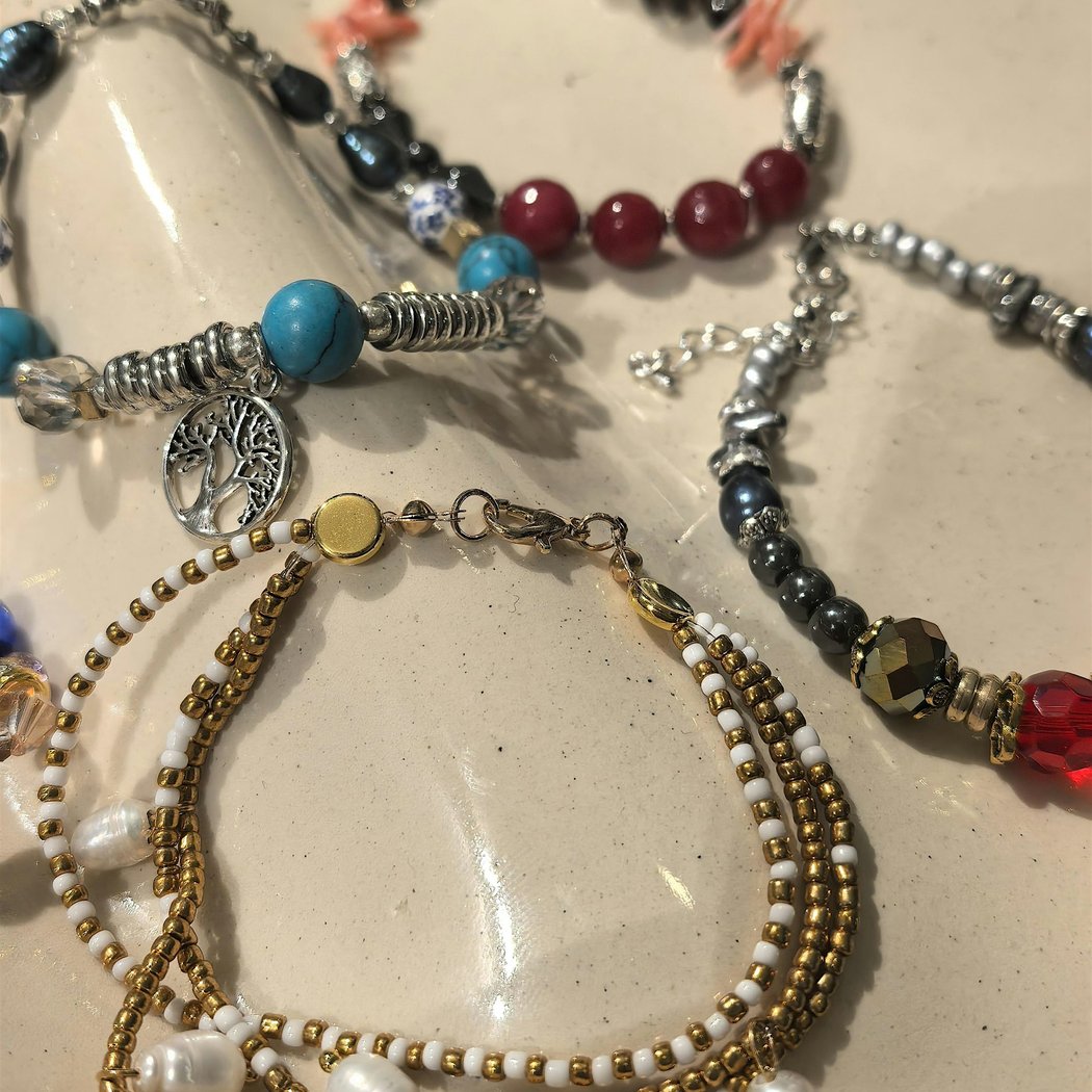 Beaded Bracelets & Earrings 1
