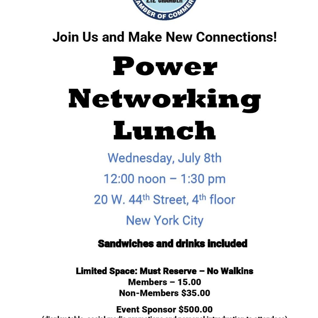 Power Networking Lunch 1