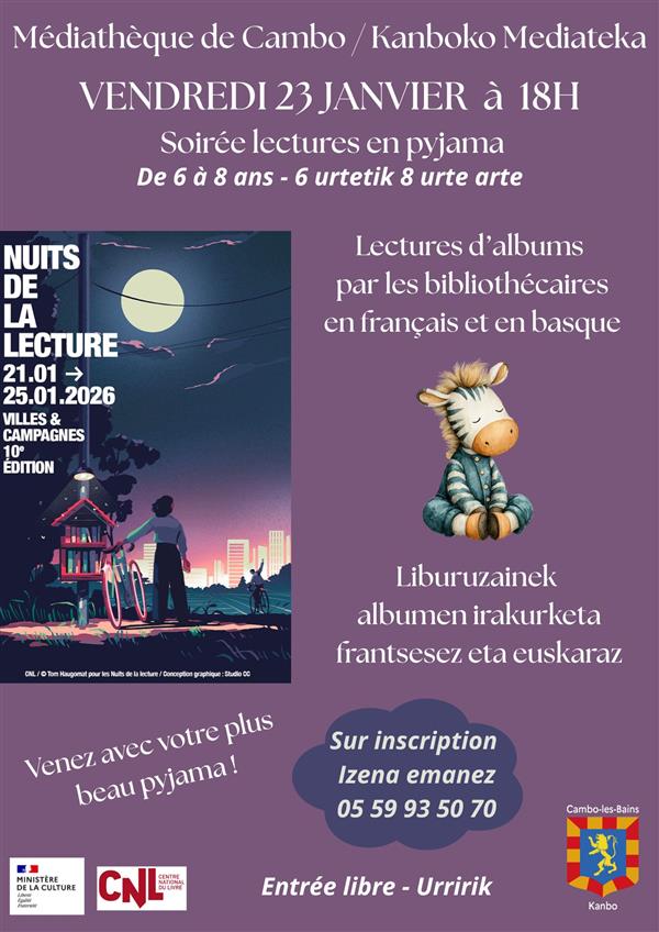 Soirée lectures en pyjama 1