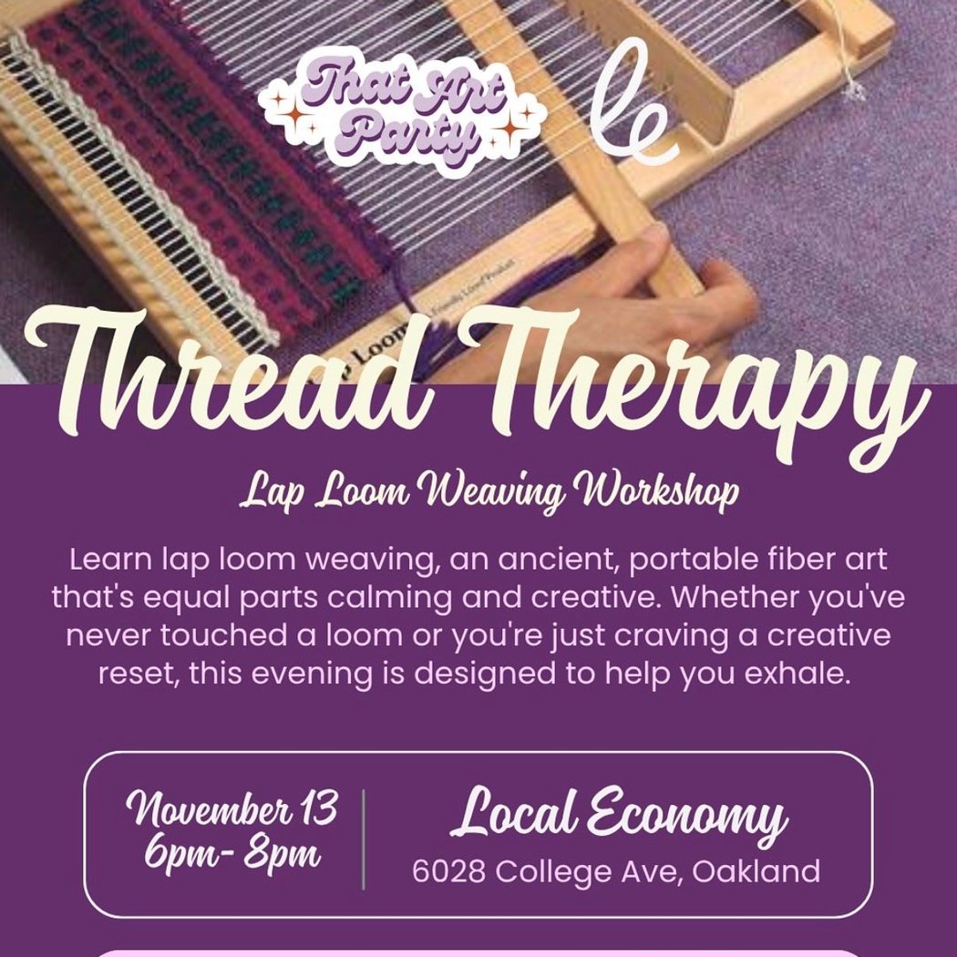 Thread Therapy: Lap Loom Weaving Workshop 1