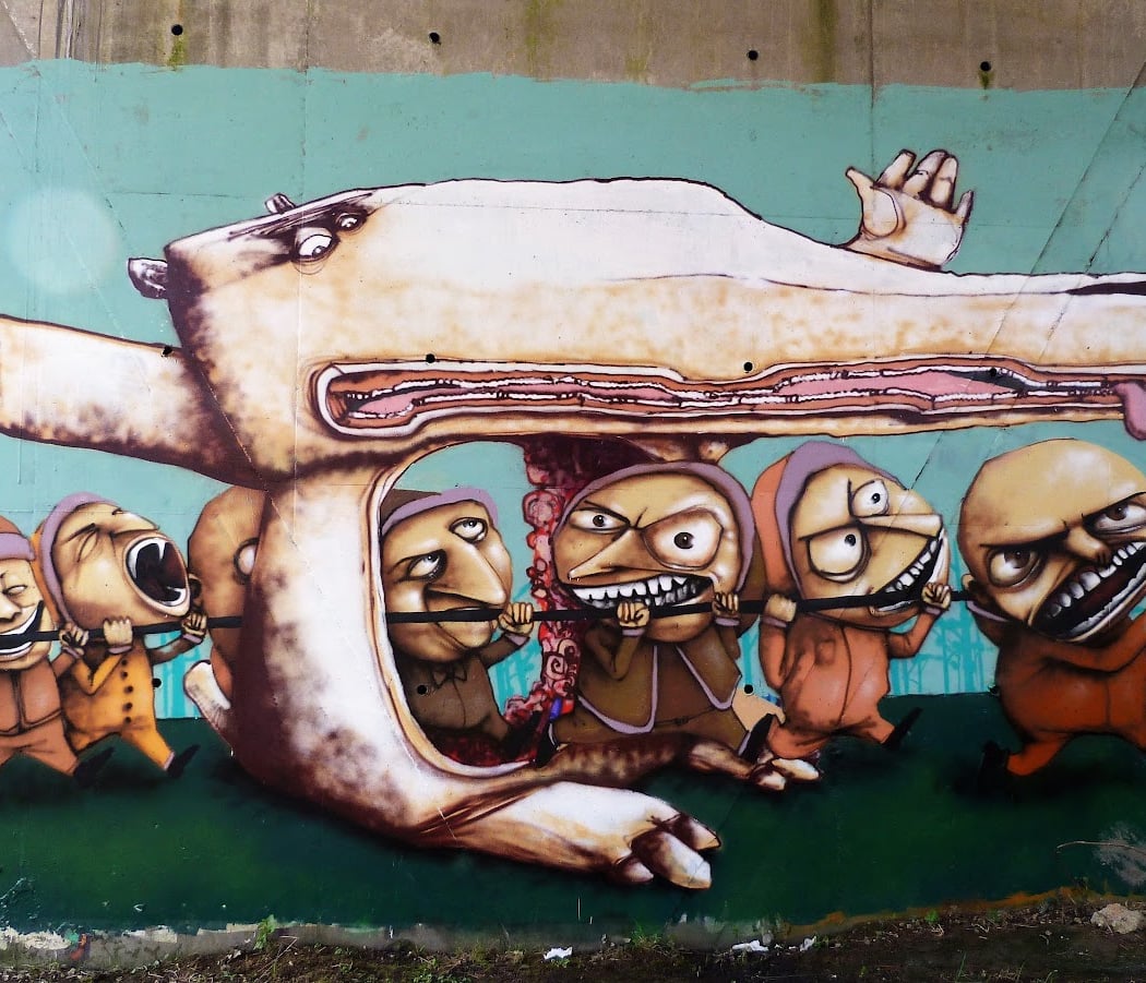 Piliers pour graffeurs 1