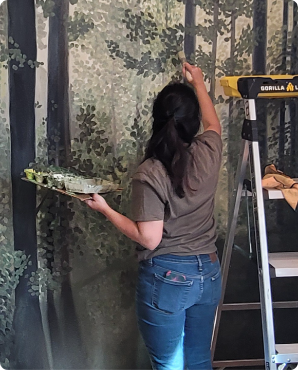 Wall Mural Painting Class for Beginners (4-week class) 3