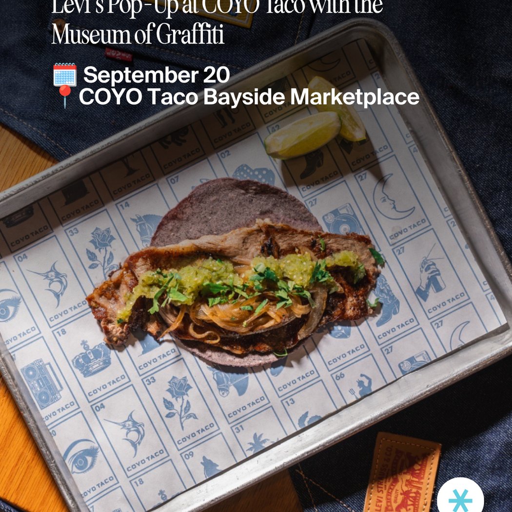Levi's Pop-Up at COYO Taco with the Museum of Graffiti