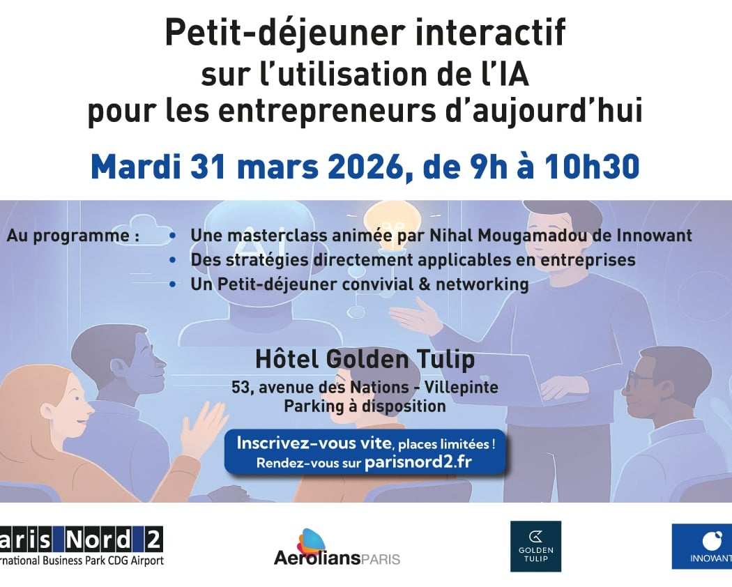 Petit-déjeuner Conférence sur l’IA & les entrepreneurs d’aujourd’hui 1