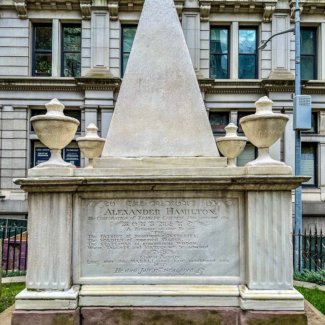 Alexander Hamilton's Gravesite 1