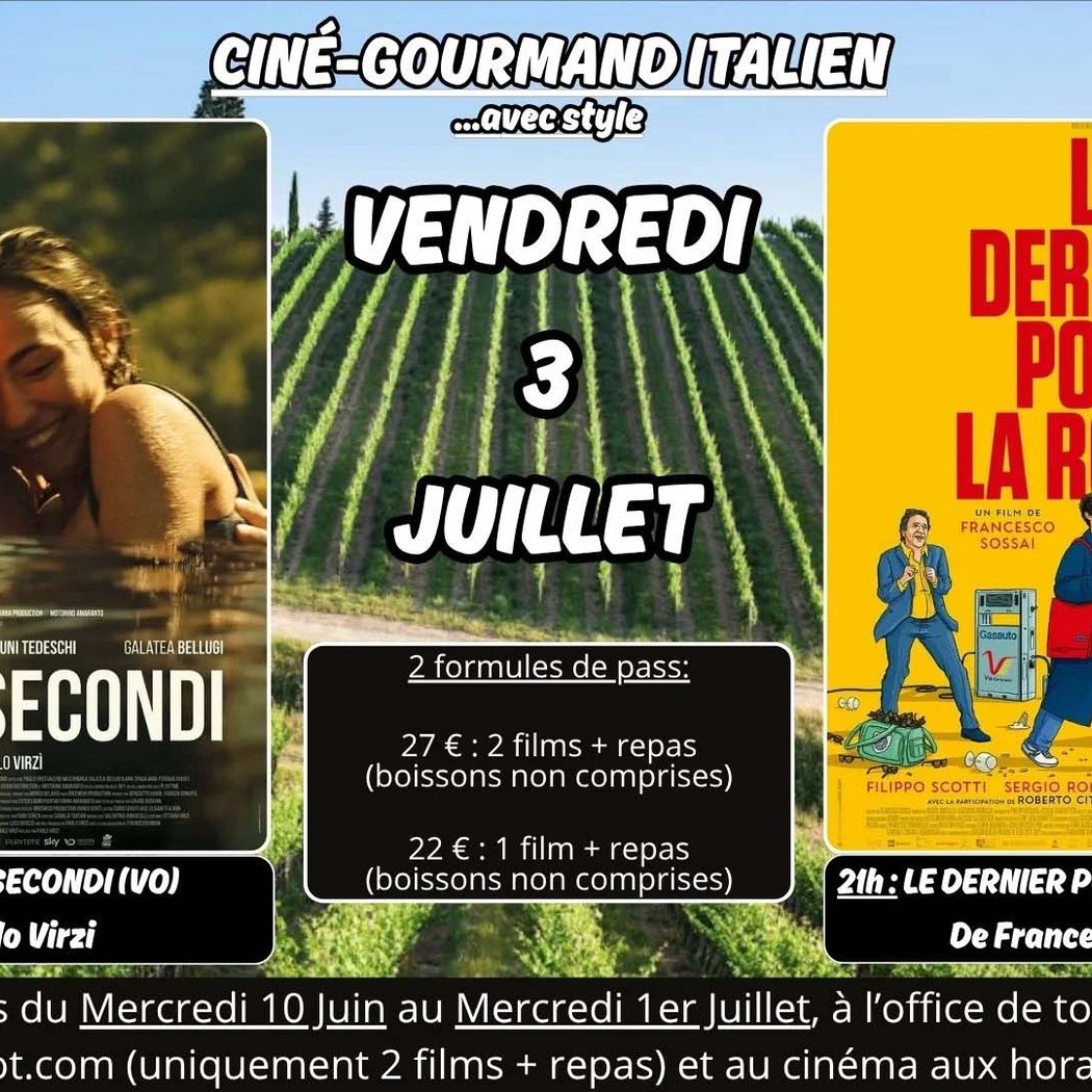 Ciné-gourmand italien