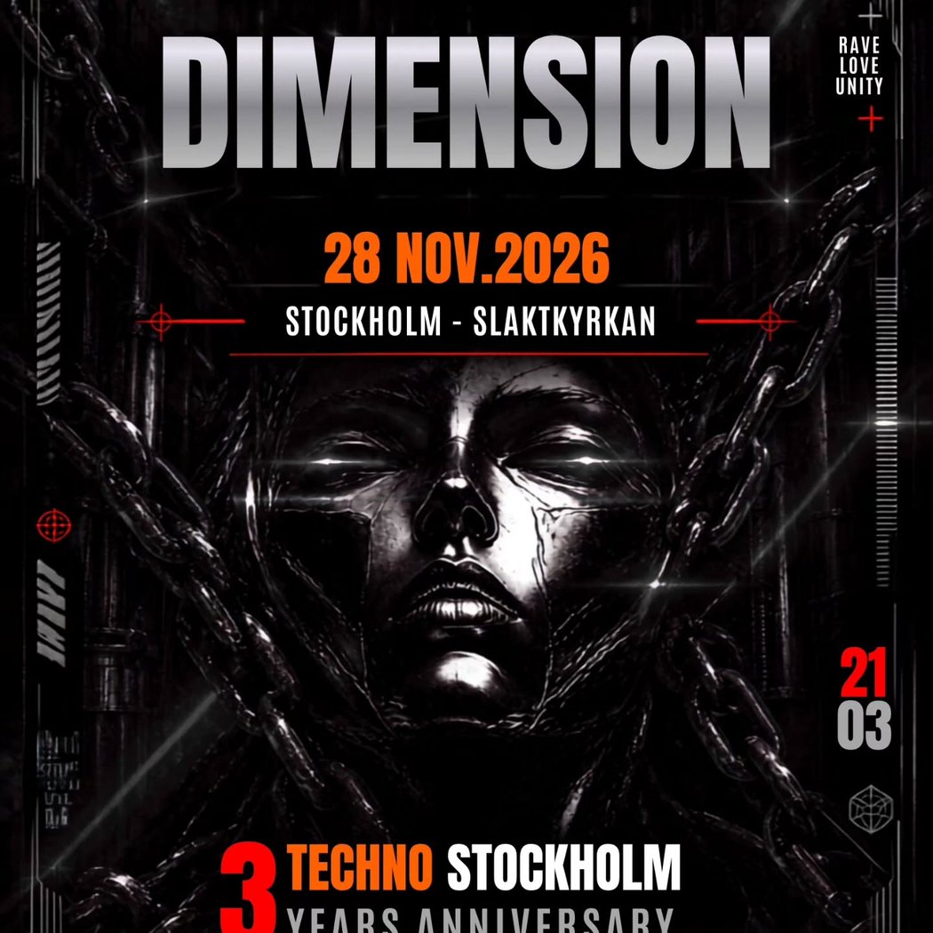 Techno Stockholm DIMENSION - Pre Party 1