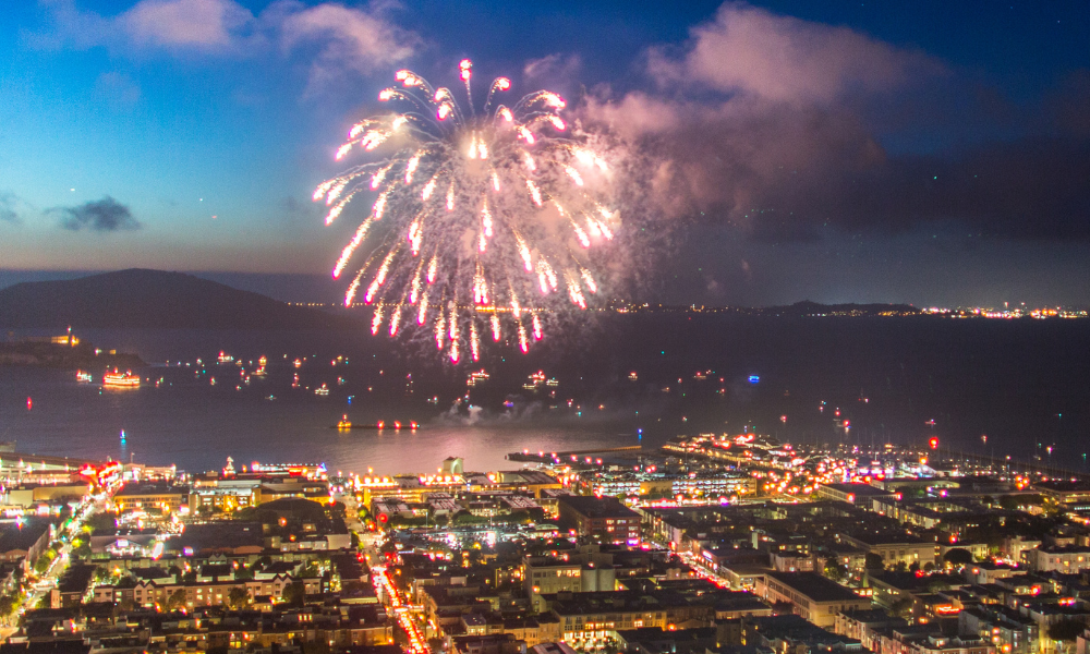 Waterfront FIREWORKS Show 1