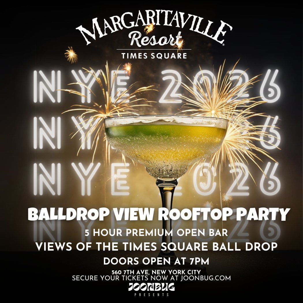 Margaritaville Rooftop Ball Drop View NYE 26 1