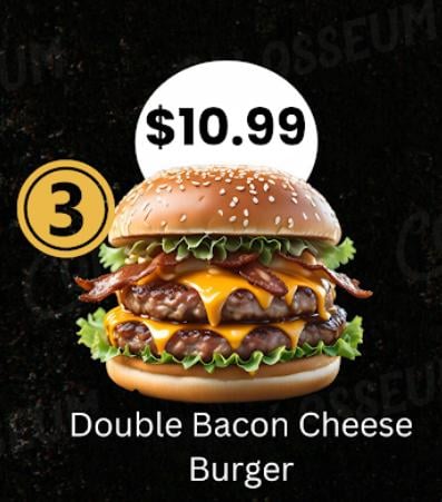 Coliseum burger n pizza 1