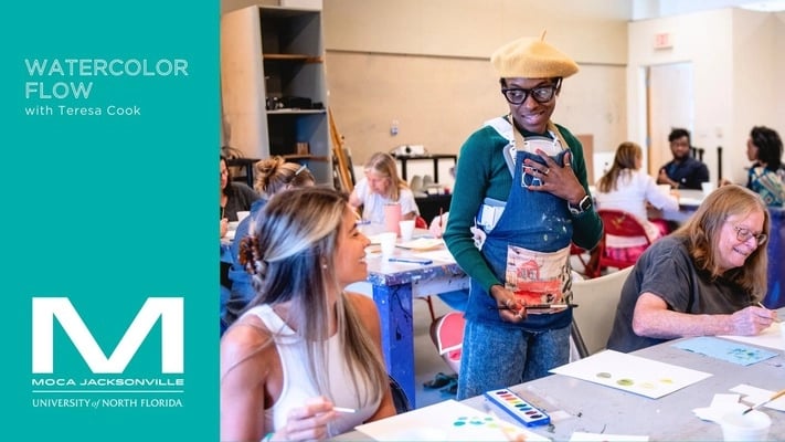 MOCA Watercolor Flow: A Mixed-Level Workshop with Teresa Cook