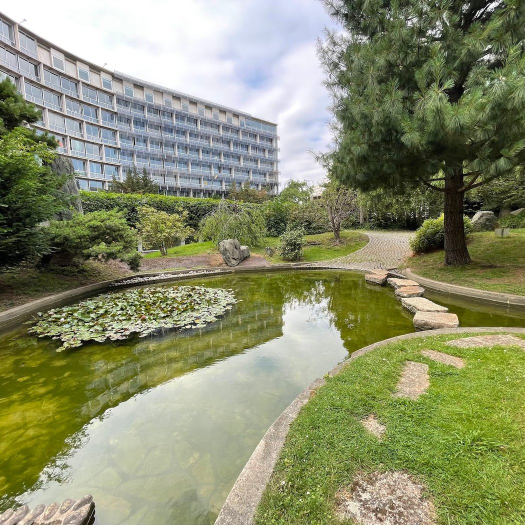 The garden of Peace (or Japanese Garden) of UNESCO 2