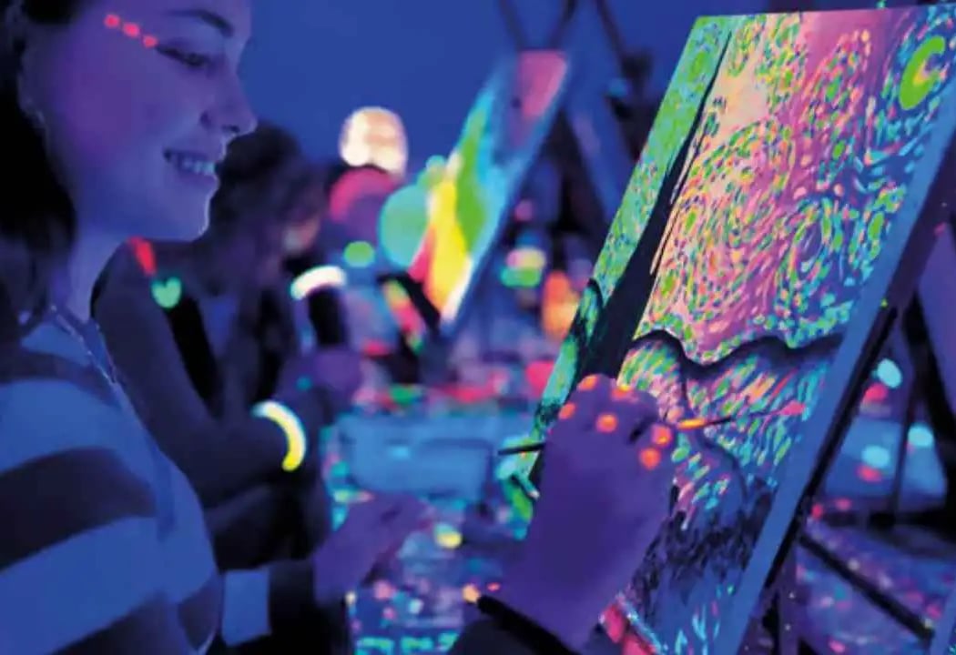 Afterglow - A UV Sip & Paint Experience 3