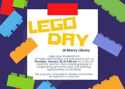 Lego Day at the Marcy Library 1