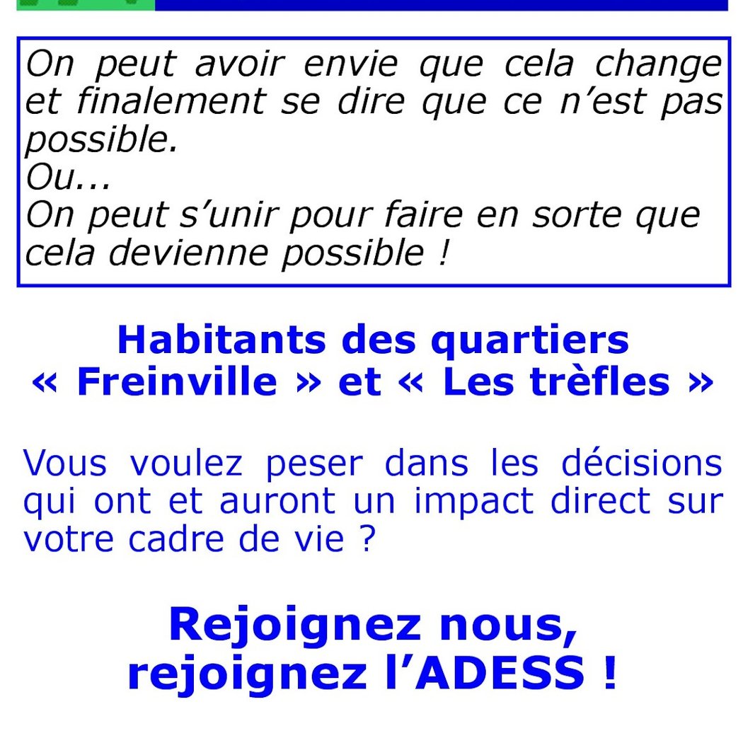 A D E S S (Association Défendre Ensemble Sevran Sud) 1