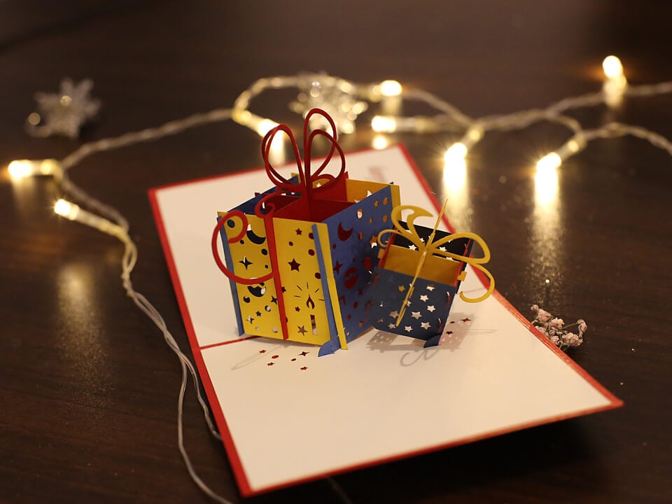 La vie des souvenirs - carte Pop Up 3D 2