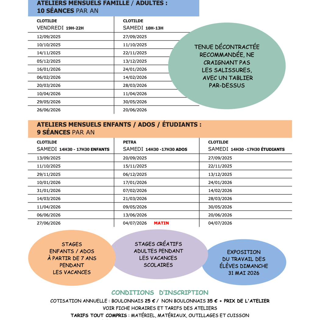 Ateliers Mensuels 1