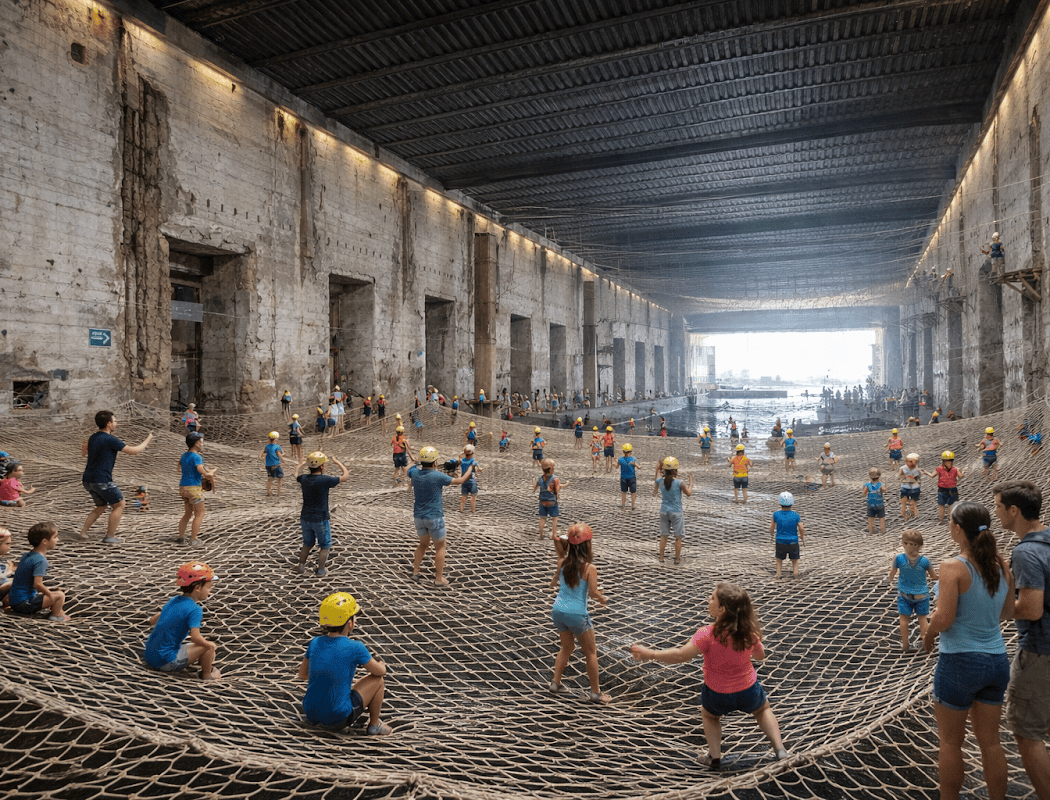 Parcours accrobranche indoor