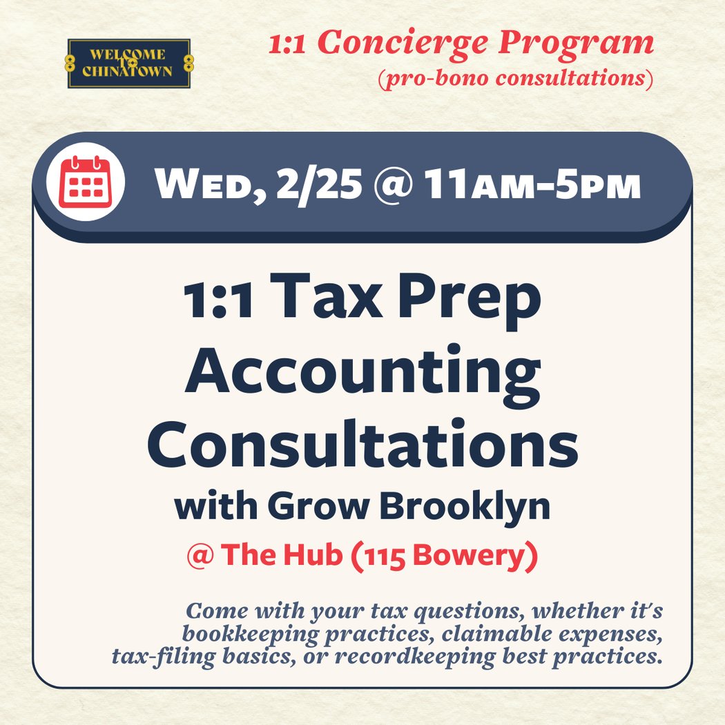 Tax Prep Accounting Consultations with Grow Brooklyn 1