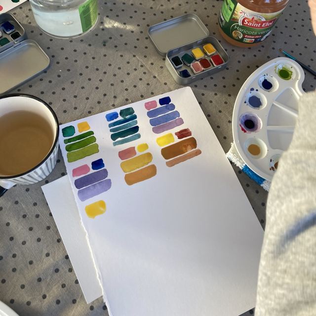Atelier initiation aquarelle 3