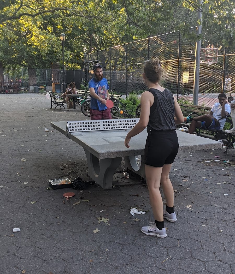Tompkins Square Park Ping Pong Table (by basketball court)) 1