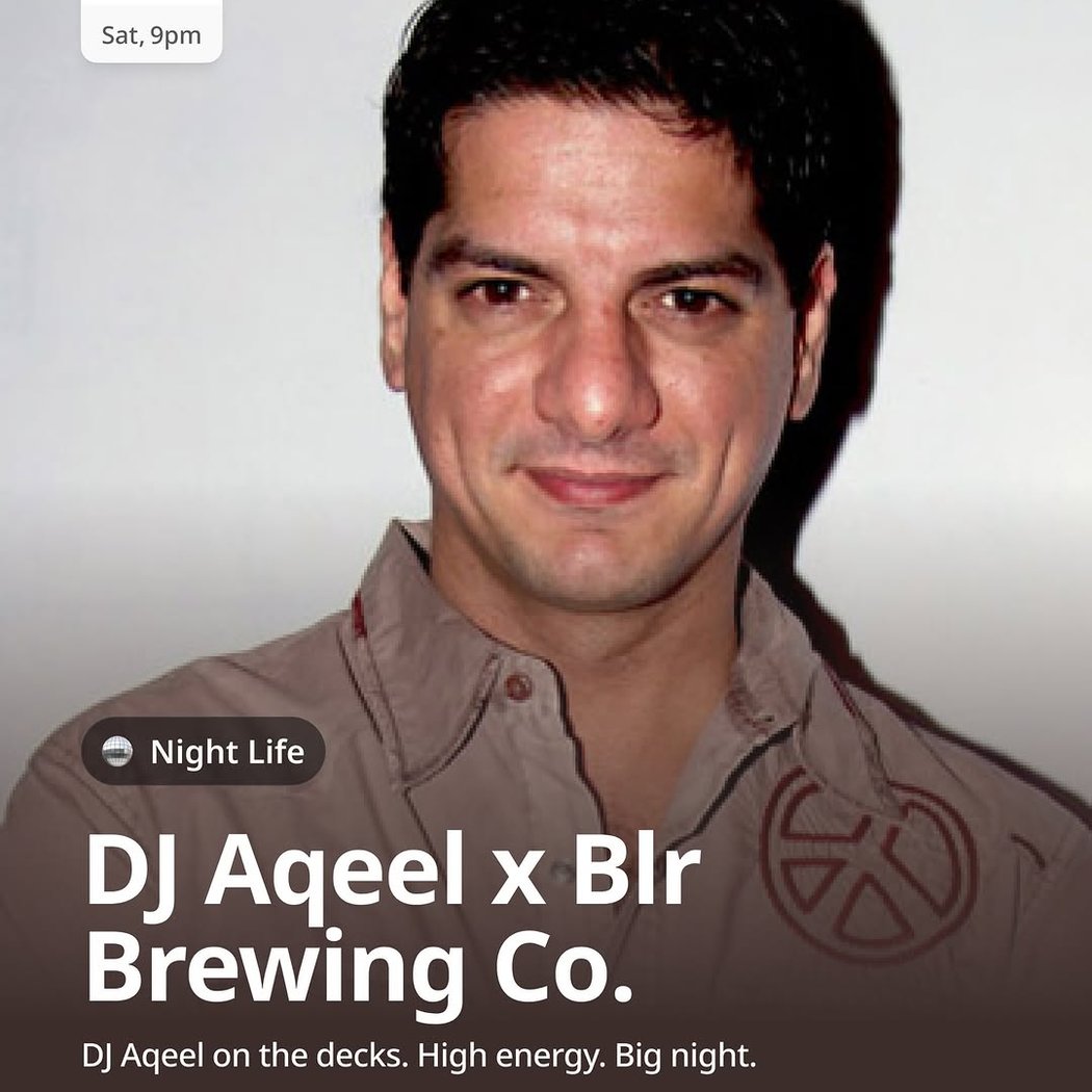 DJ Aqeel x BLR Brewing Co. 1