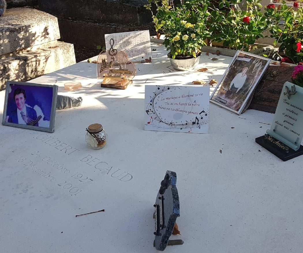 Tombe Gilbert Becaud 3