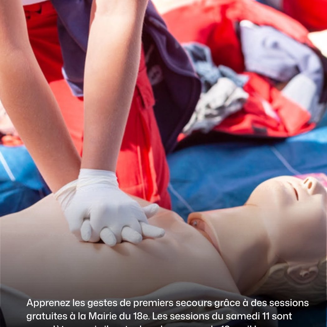 Sessions gratuites de premiers secours 1